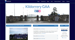 Desktop Screenshot of kildorrerygaa.com