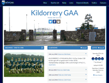 Tablet Screenshot of kildorrerygaa.com
